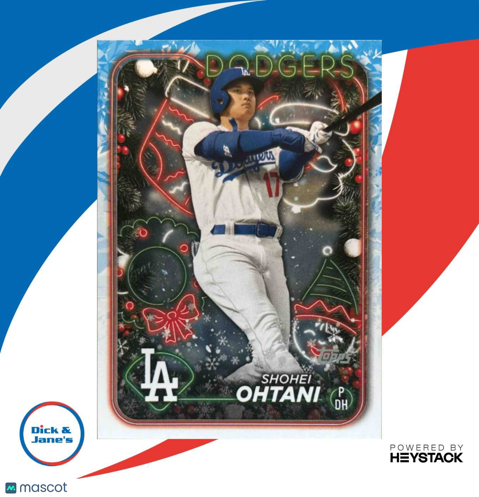 2024 Topps Holiday Shohei Ohtani #H1 Los Angeles Dodgers - Sports Cards