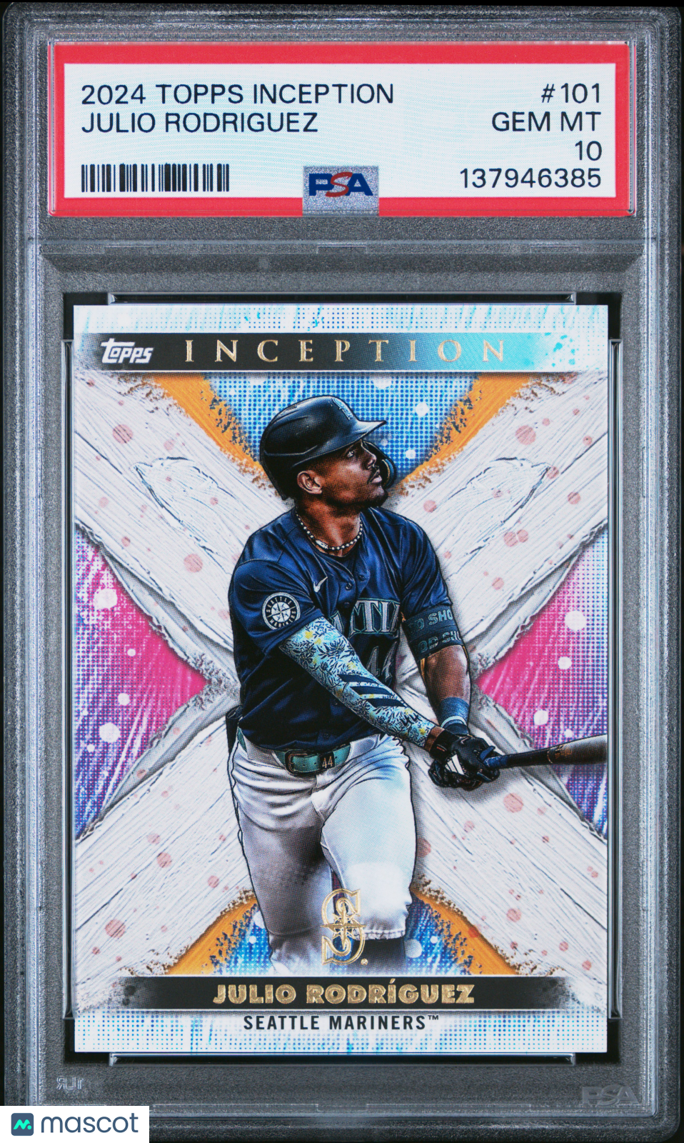 2024 Topps Inception Julio Rodriguez #101 PSA 10 - Graded Sports Cards