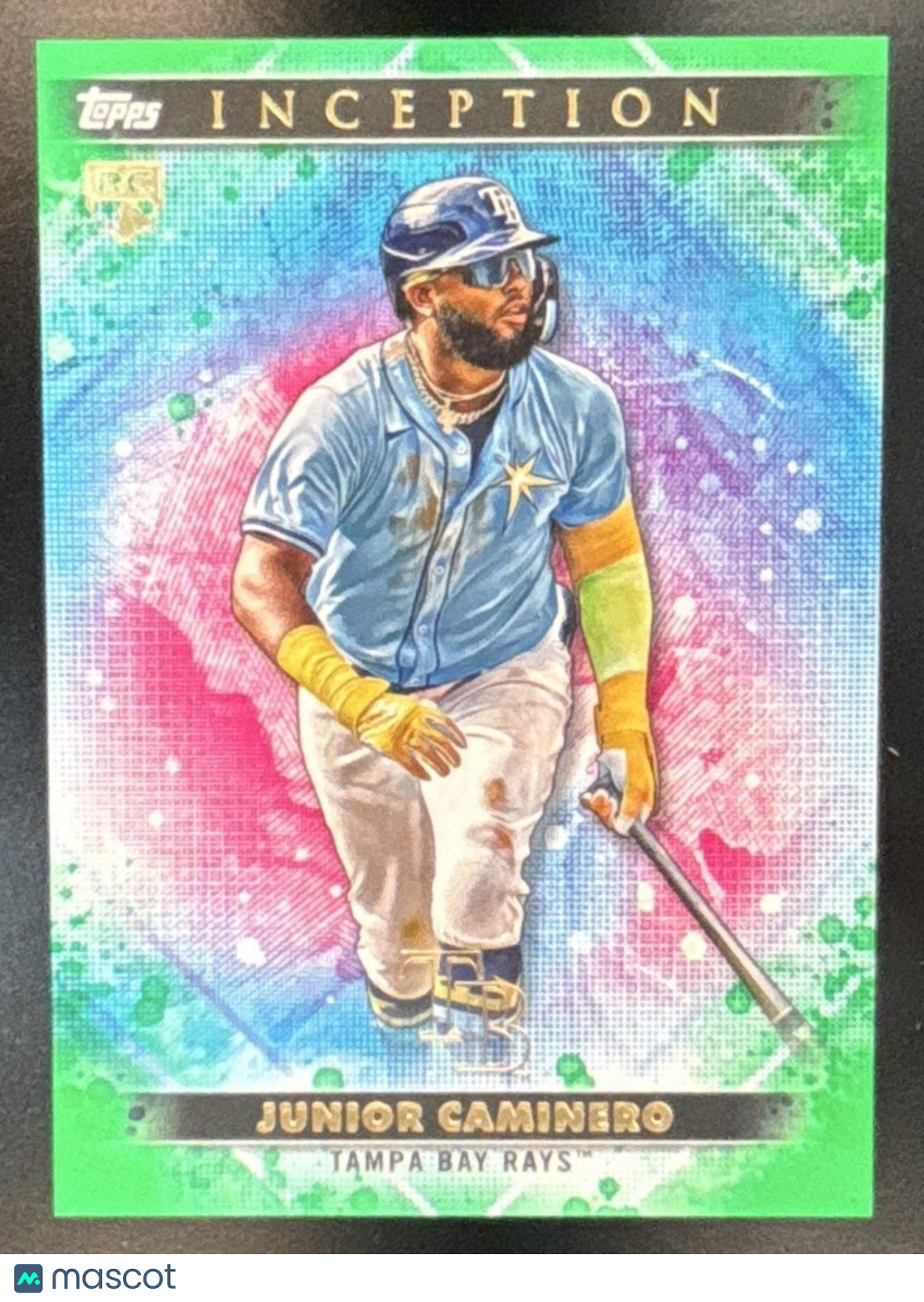 2024 Topps Inception Junior Caminero Green #58 RC Tampa Bay Rays - Sports Cards