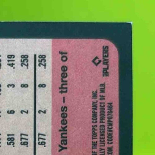 2024 Topps Jasson Dominguez 1989 35th Anniversary Chrome Gold /50 RC Yankees - Sports Cards