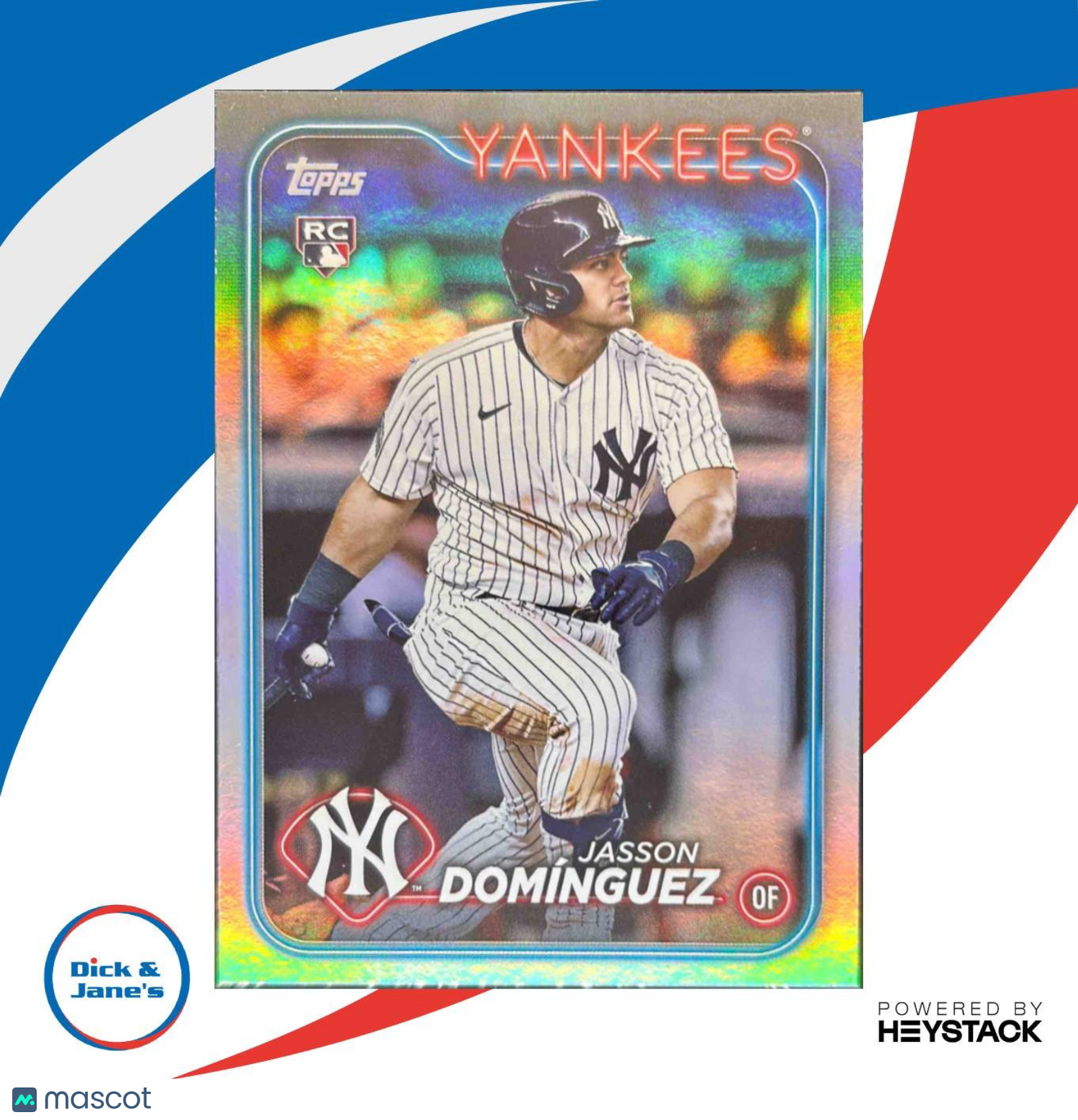 2024 Topps Jasson Dominguez Rainbow Foil #60 RC New York Yankees - Sports Cards