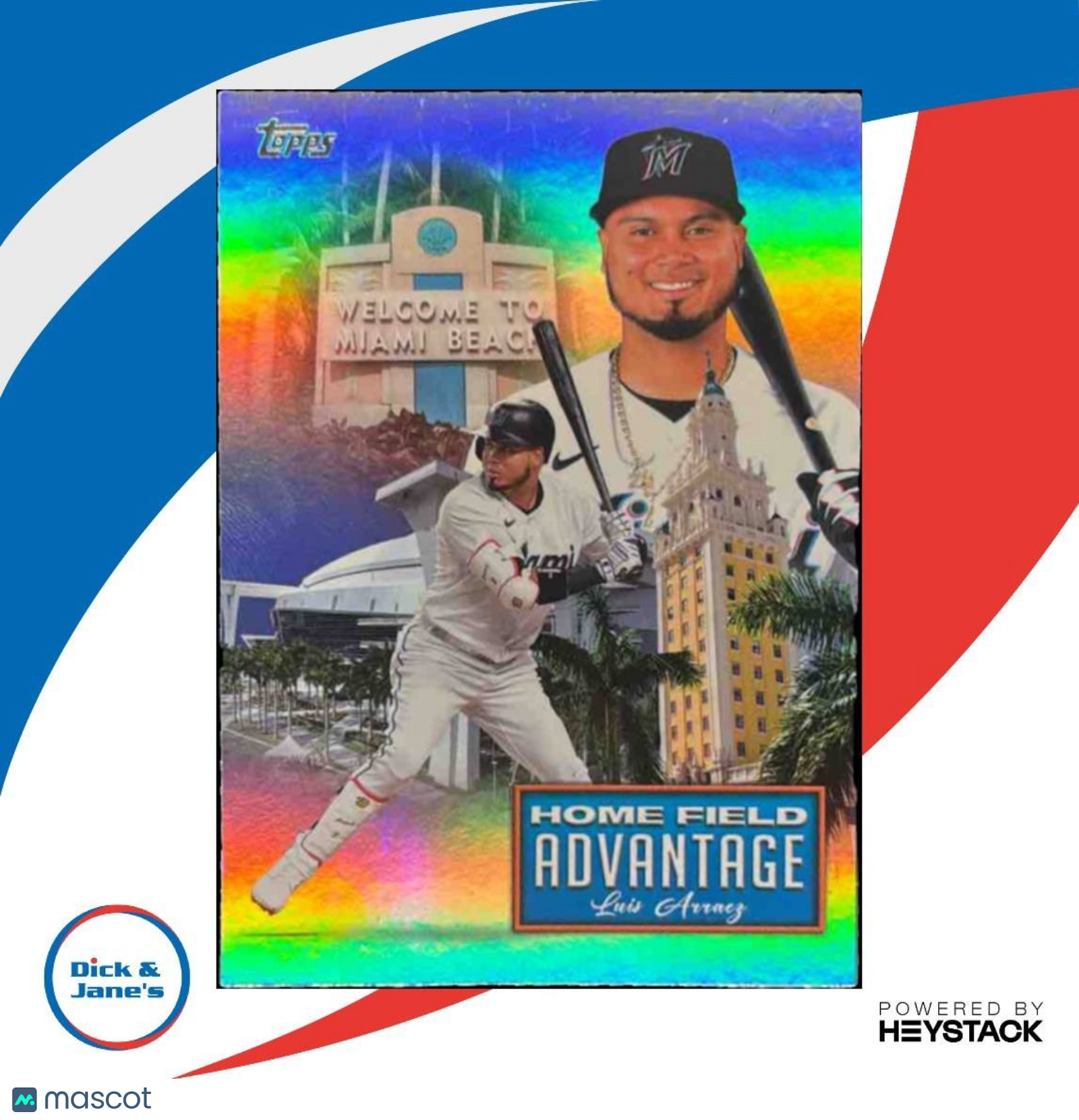 2024 Topps Luis Arraez Homefield Advantage #HFA-19 Miami Marlins - Sports Cards