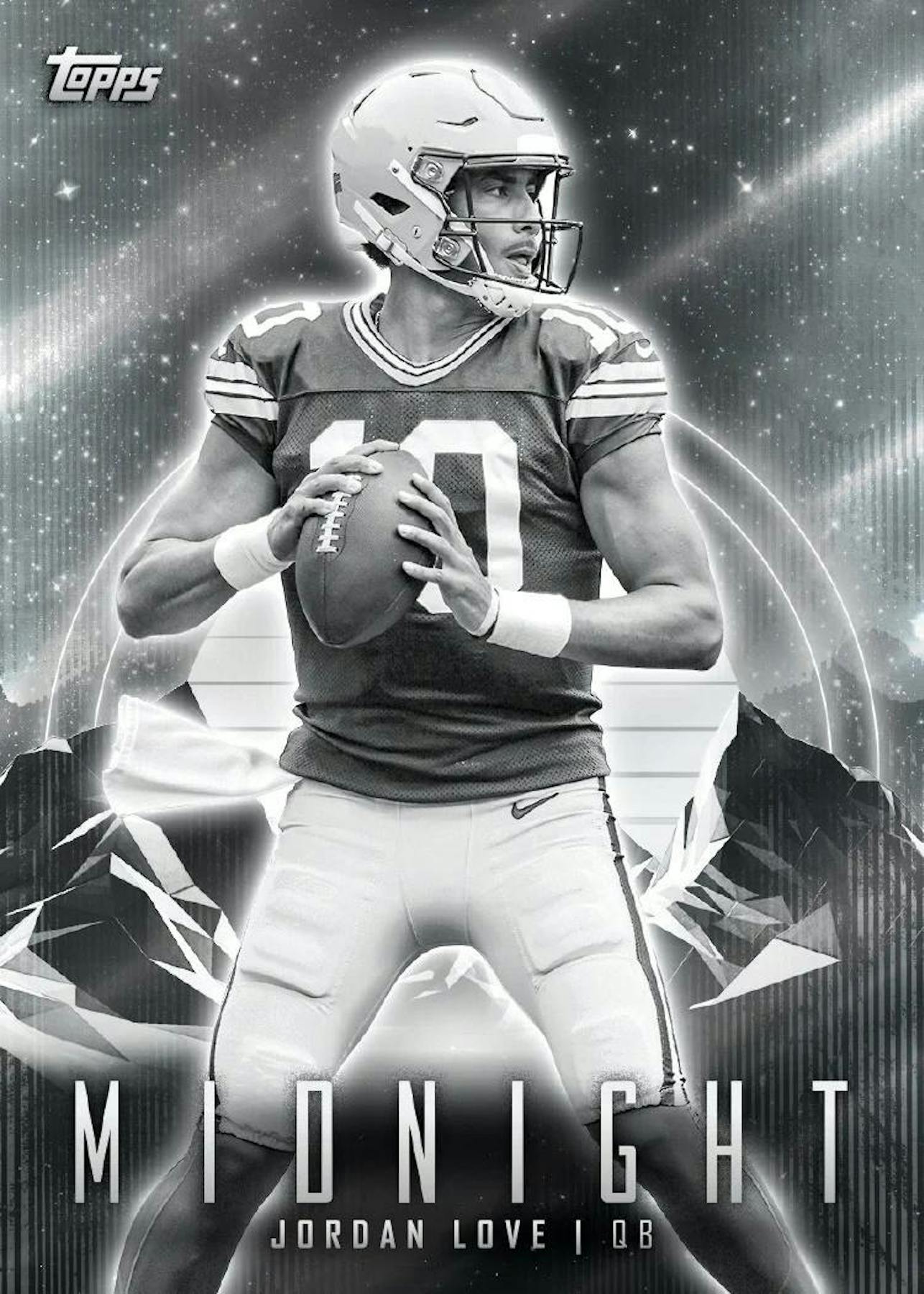 2024 Topps Midnight Football Hobby Box (3 Autos) Daniels Nix Williams - NFL Hobby Box