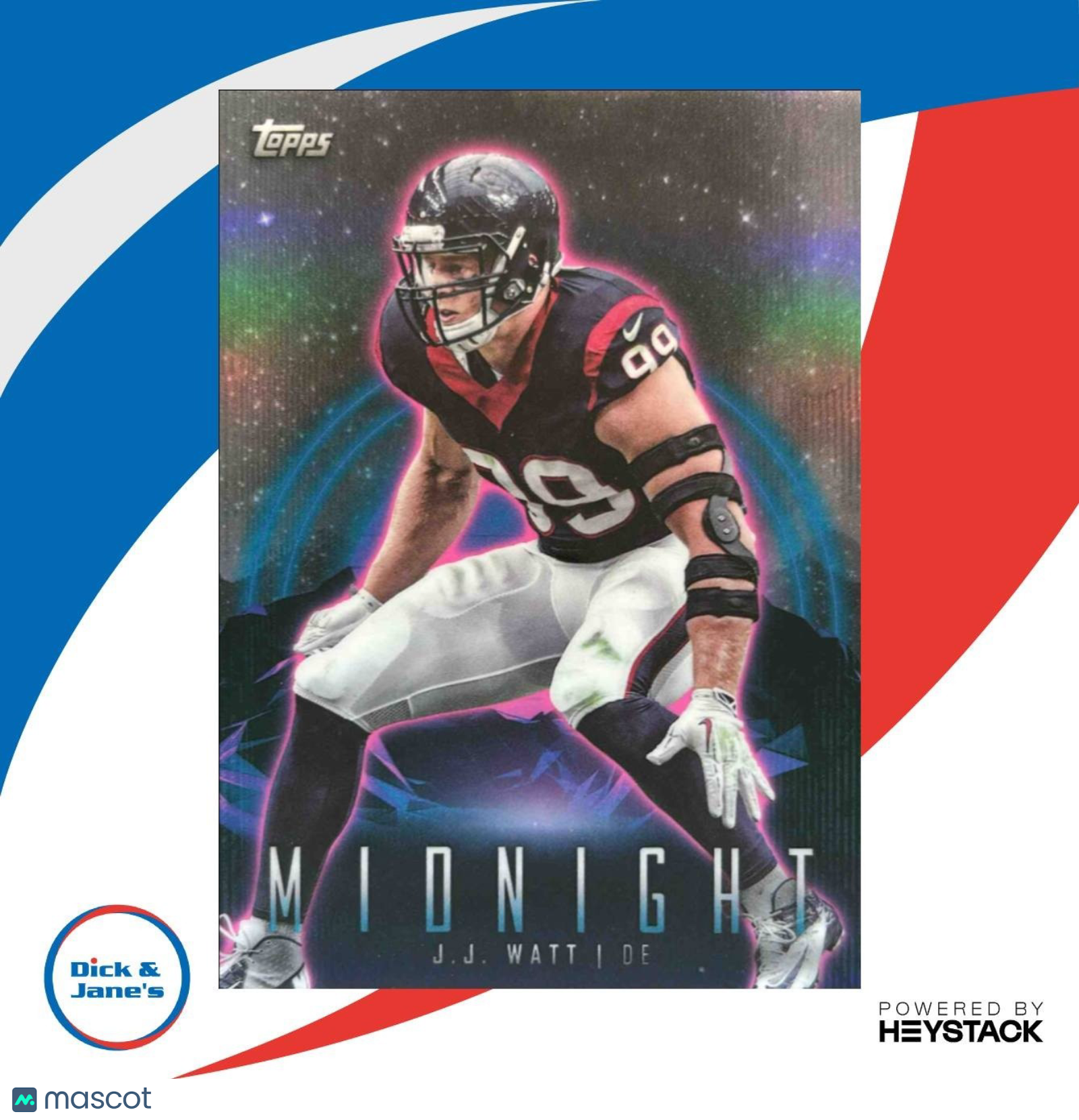 2024 Topps Midnight J.J. Watt #40 Houston Texans - Sports Cards