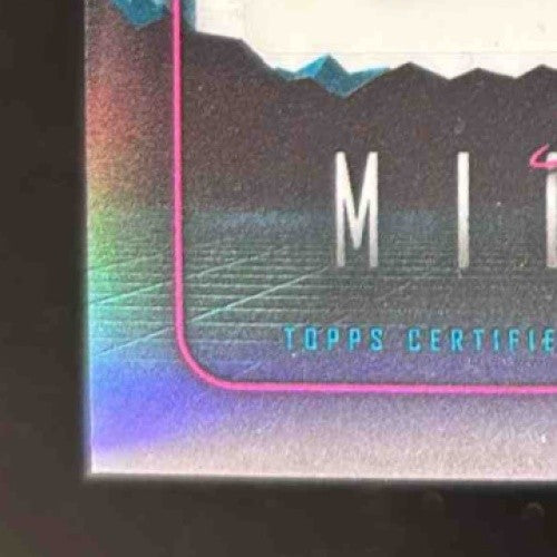 2024 Topps Midnight Jaylen Wright Stroke of Auto #SMA-JWR RC Miami Dolphins - Sports Cards