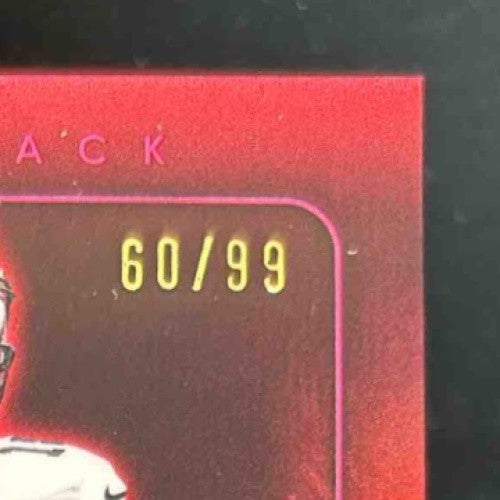 2024 Topps Midnight Spencer Rattler Stroke of Auto Twilight /99 RC Saints - Sports Cards