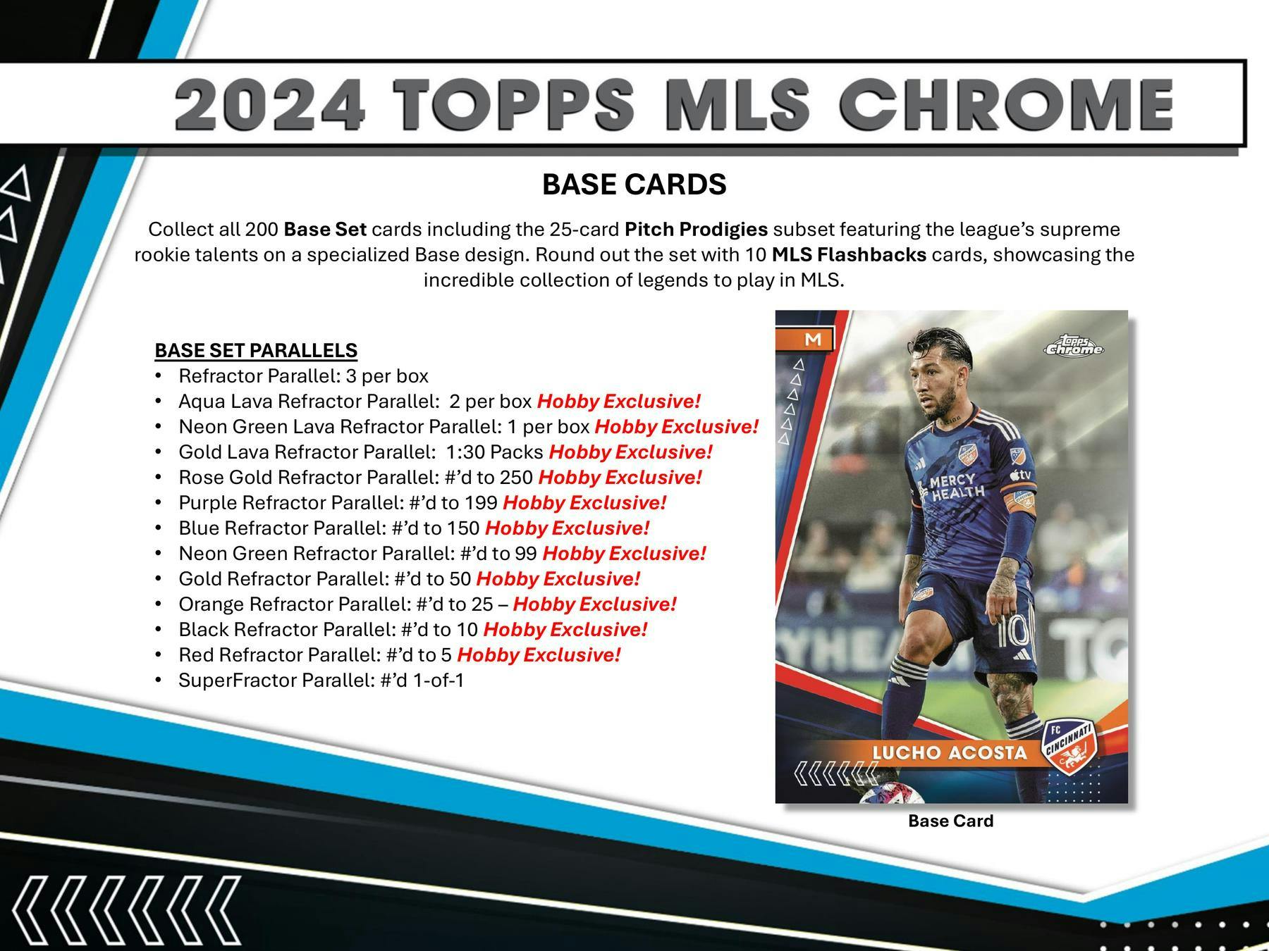 2024 Topps MLS Major League Soccer Chrome Hobby Box (2 Autos) - Soccer Hobby Box