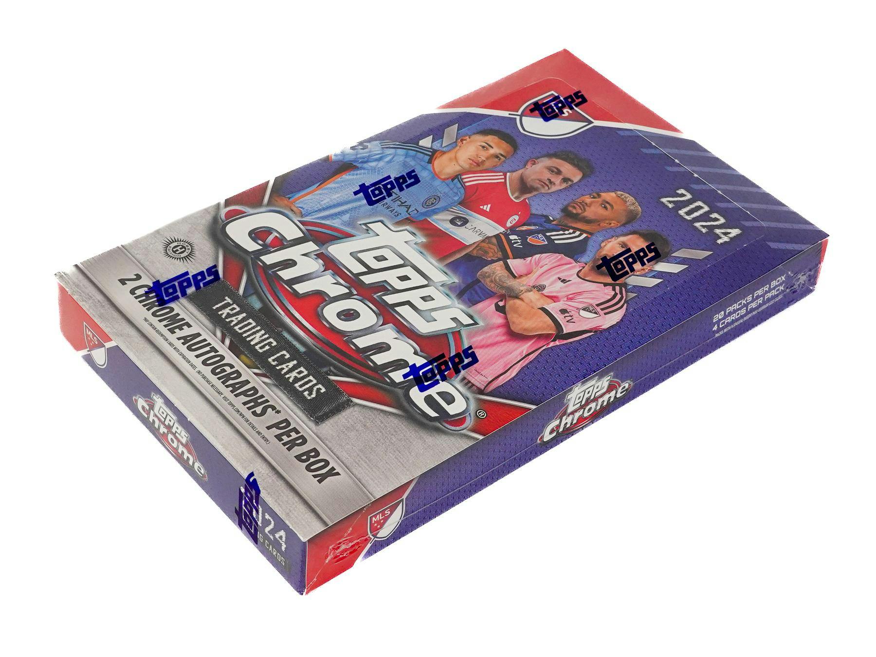 2024 Topps MLS Major League Soccer Chrome Hobby Box (2 Autos) - Soccer Hobby Box