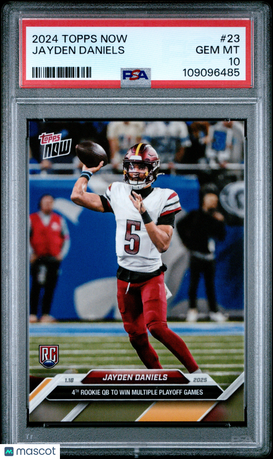 2024 Topps Now Jayden Daniels Rookie #23 PSA 10 Washington Commanders - Graded Sports Cards