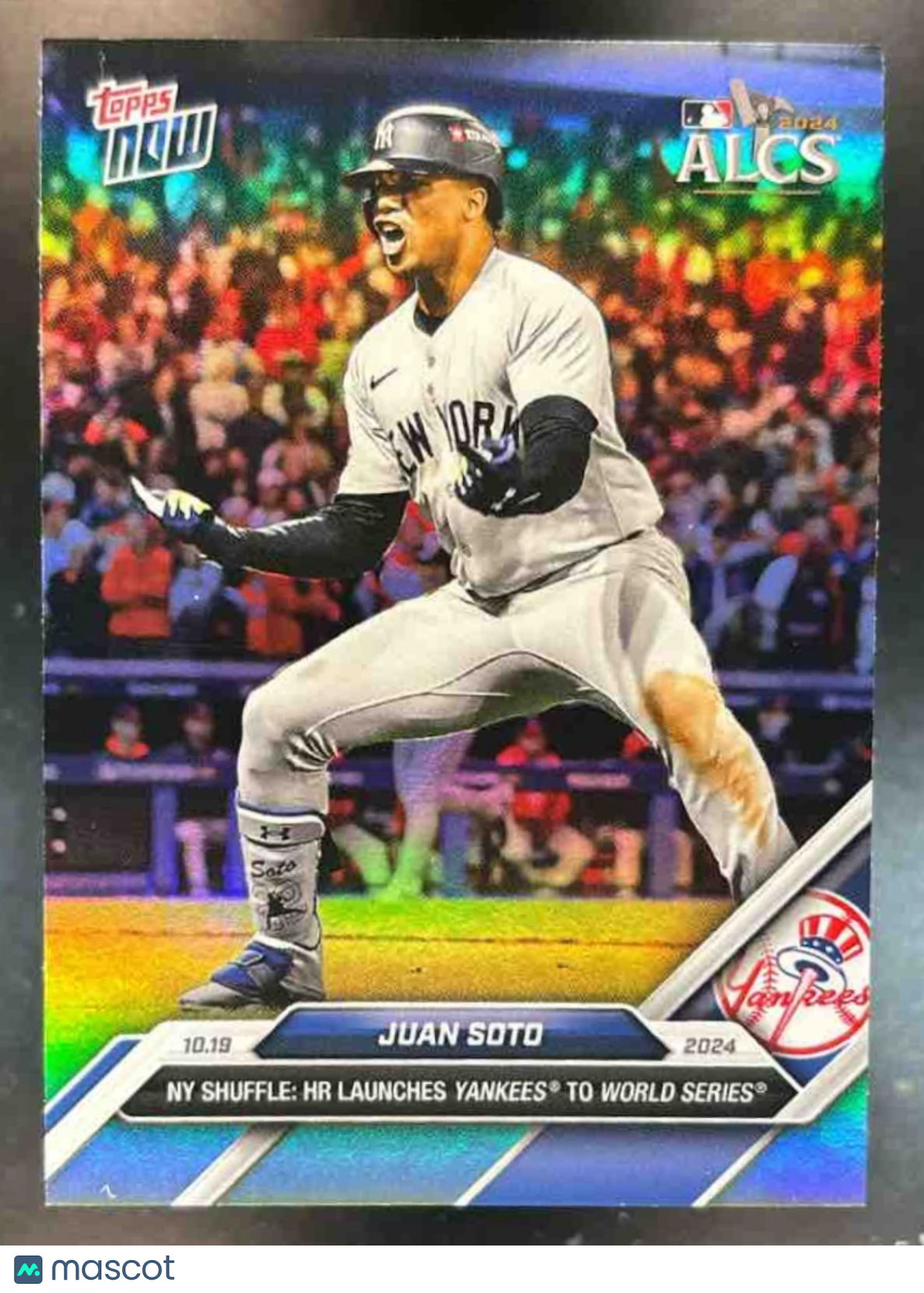 2024 Topps Now Juan Soto #855SP SP VAR Rainbow ’NY Shuffle’ New York Yankees - Sports Cards