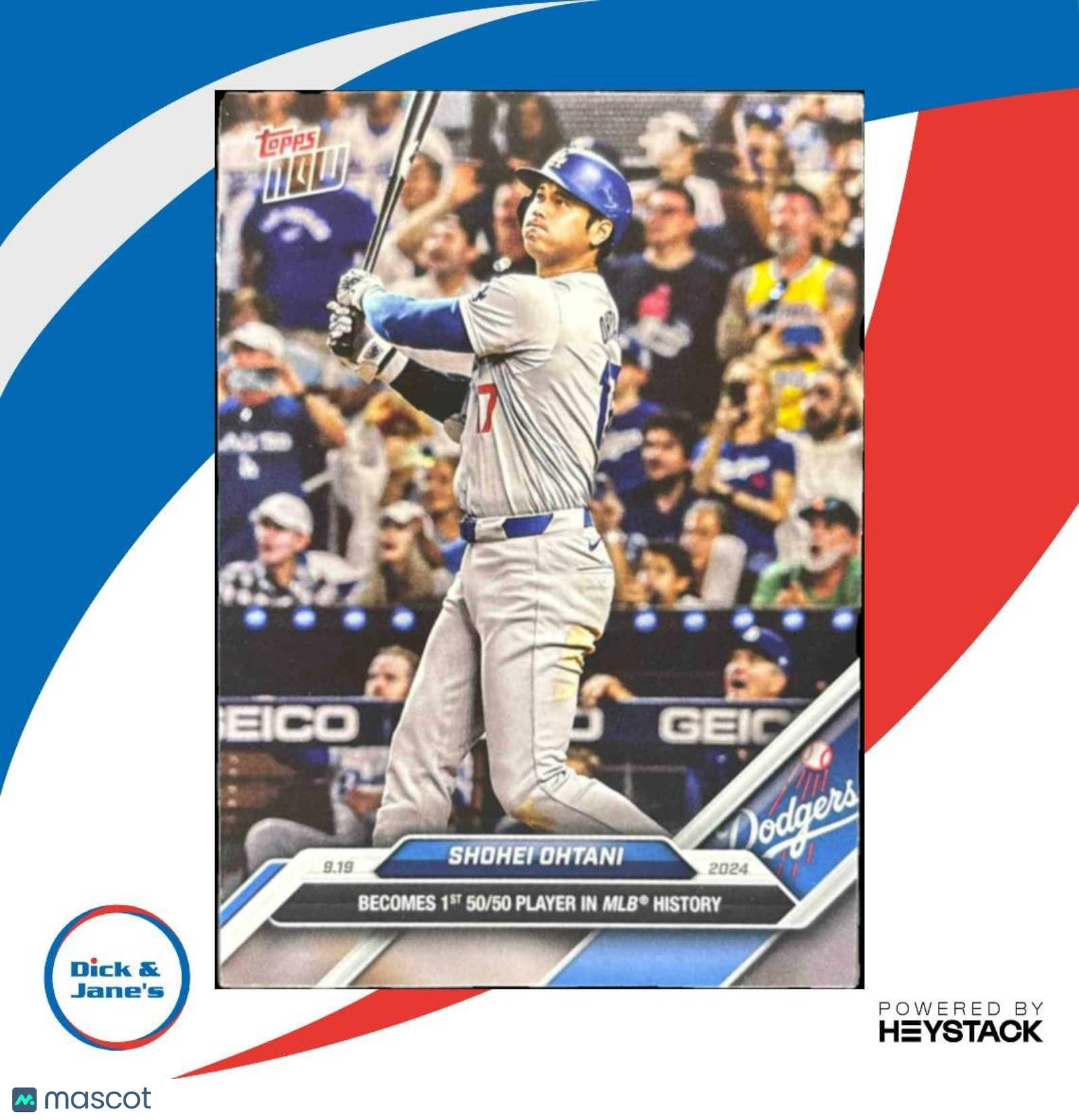 2024 Topps Now Shohei Ohtani #722 Los Angeles Dodgers - Sports Cards