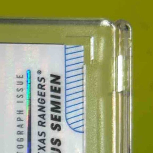 2024 Topps Pristine Marcus Semien Auto Blue Refractor /75 #PA-MS Texas Rangers - Sports Cards