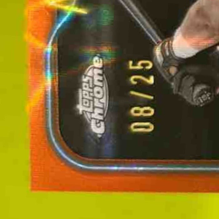 2024 Topps Pro Debut Ethan Salas Chrome Auto Orange Lava Refractor 8/25 #PDC-153 - Sports Cards