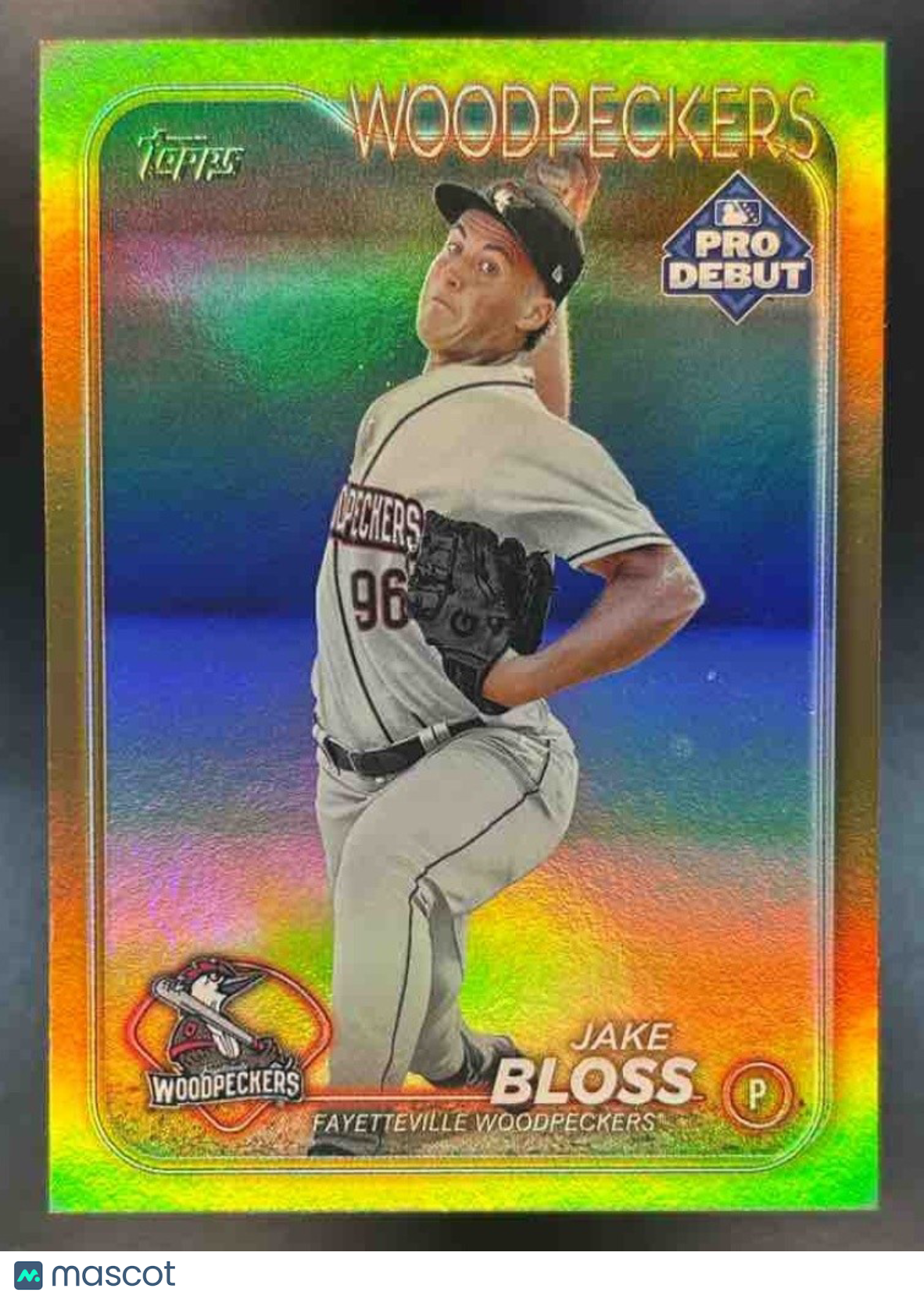 2024 Topps Pro Debut Jake Bloss Gold Foil 50/50 #PD-142 BOOK END - Sports Cards