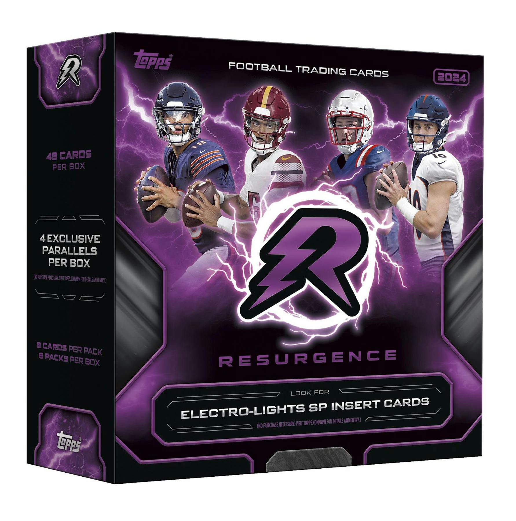 2024 Topps Resurgence Football Mega Box (Electro-Lights Inserts) May 16th - NFL Mega Box
