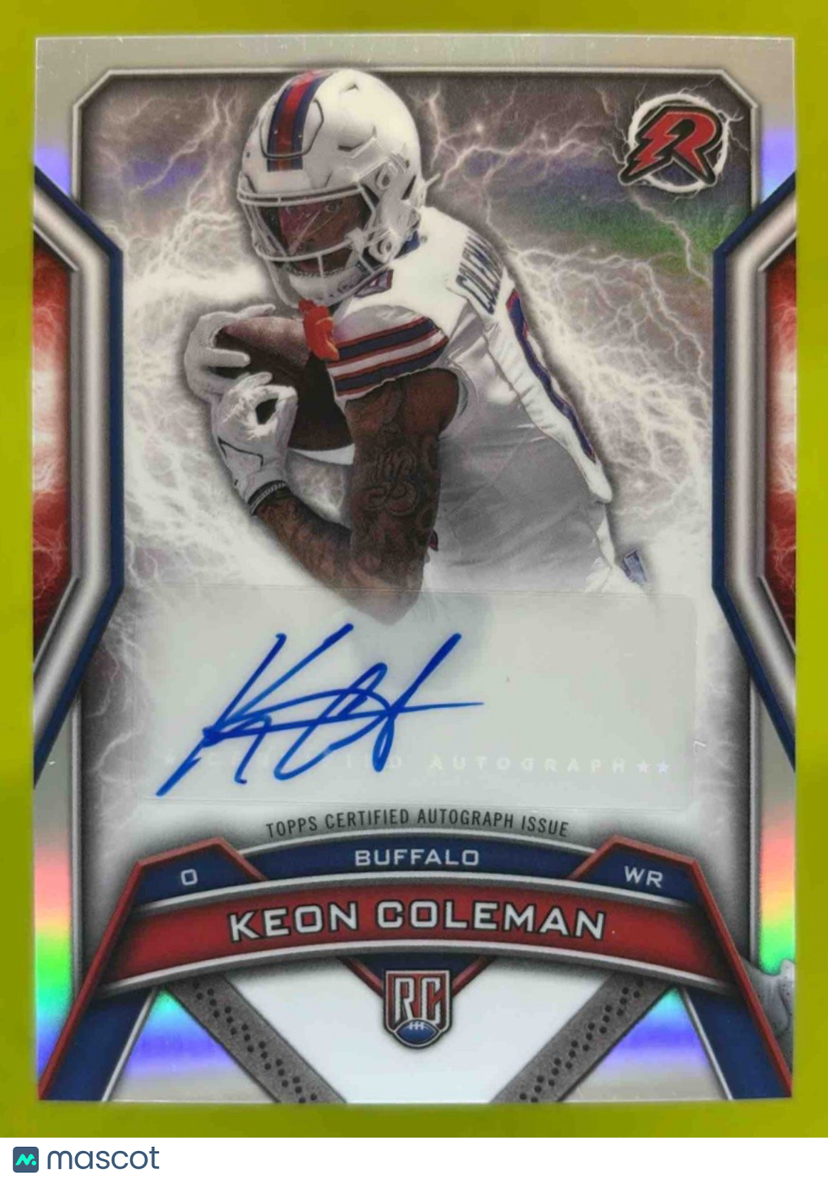 2024 Topps Resurgence Keon Coleman Rookie Signature RRS-KC RC Auto Buffalo Bills - Sports Cards