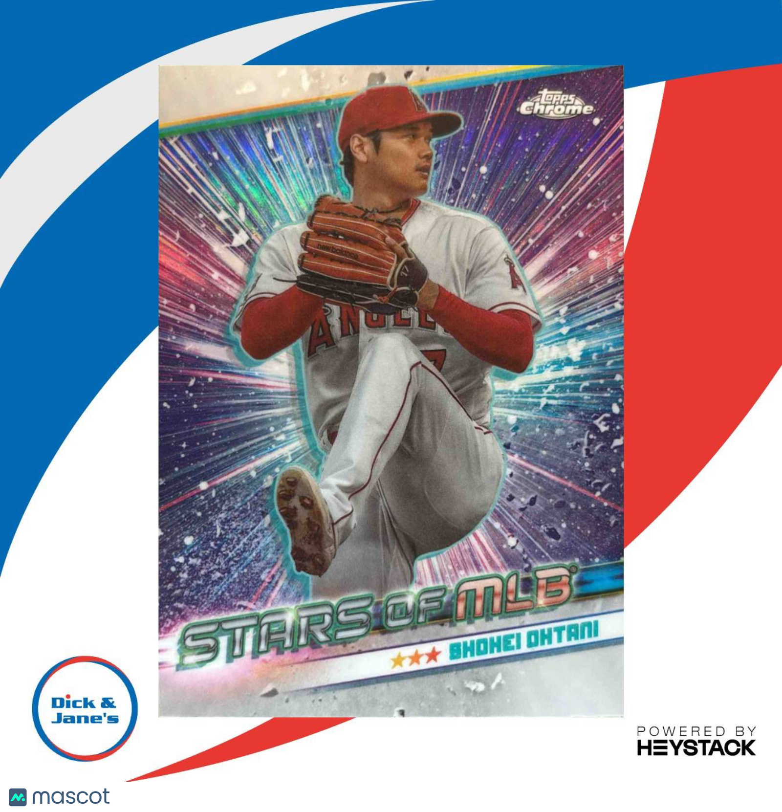 2024 Topps Shohei Ohtani Stars of MLB Chrome #CSMLB-21 Los Angeles Angels - Sports Cards