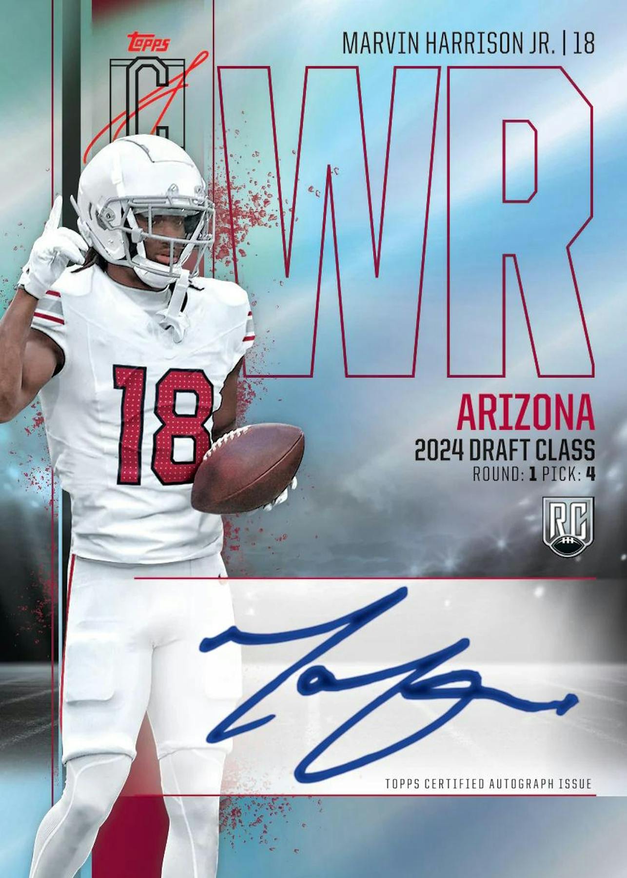 2024 Topps Signature Class Football Blaster Box (Red Yellow & Bronze Parallels) - NFL Blaster Box