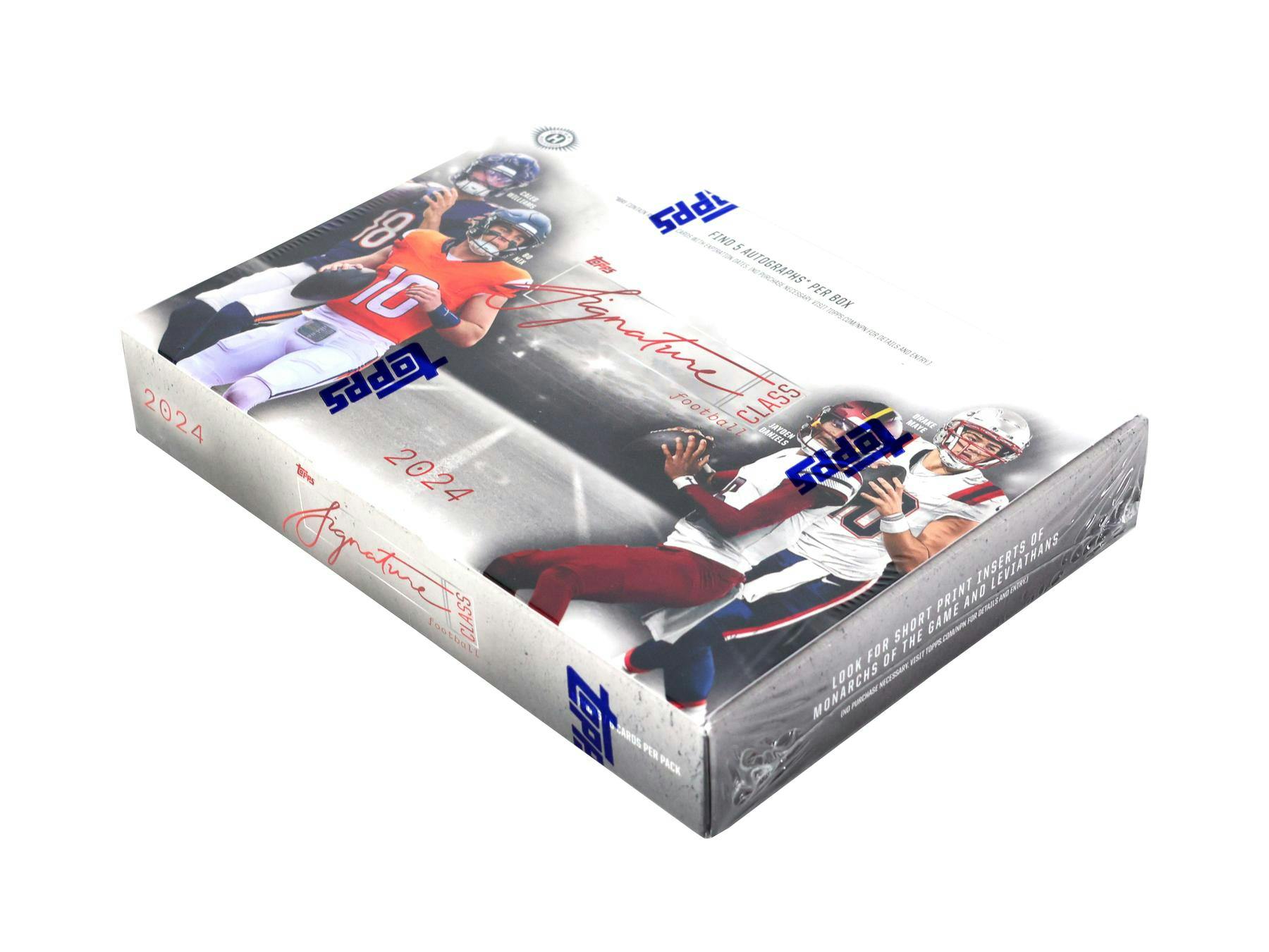 2024 Topps Signature Class Football Hobby Box (5 Autographs / Box) May 16th - NFL Hobby Box