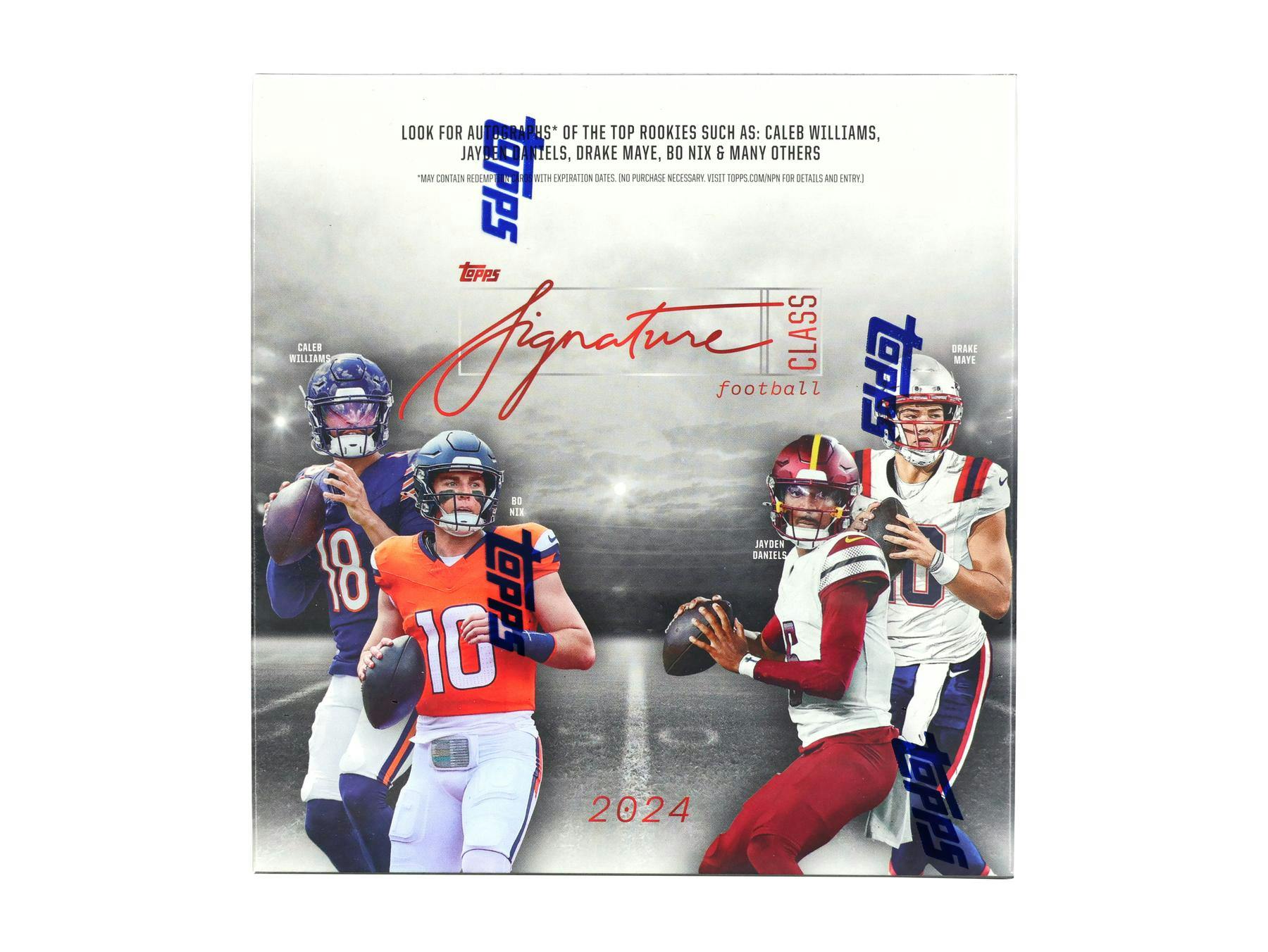 2024 Topps Signature Class Football Mega Box (Blue & Orange Parallels) - NFL Blaster Box