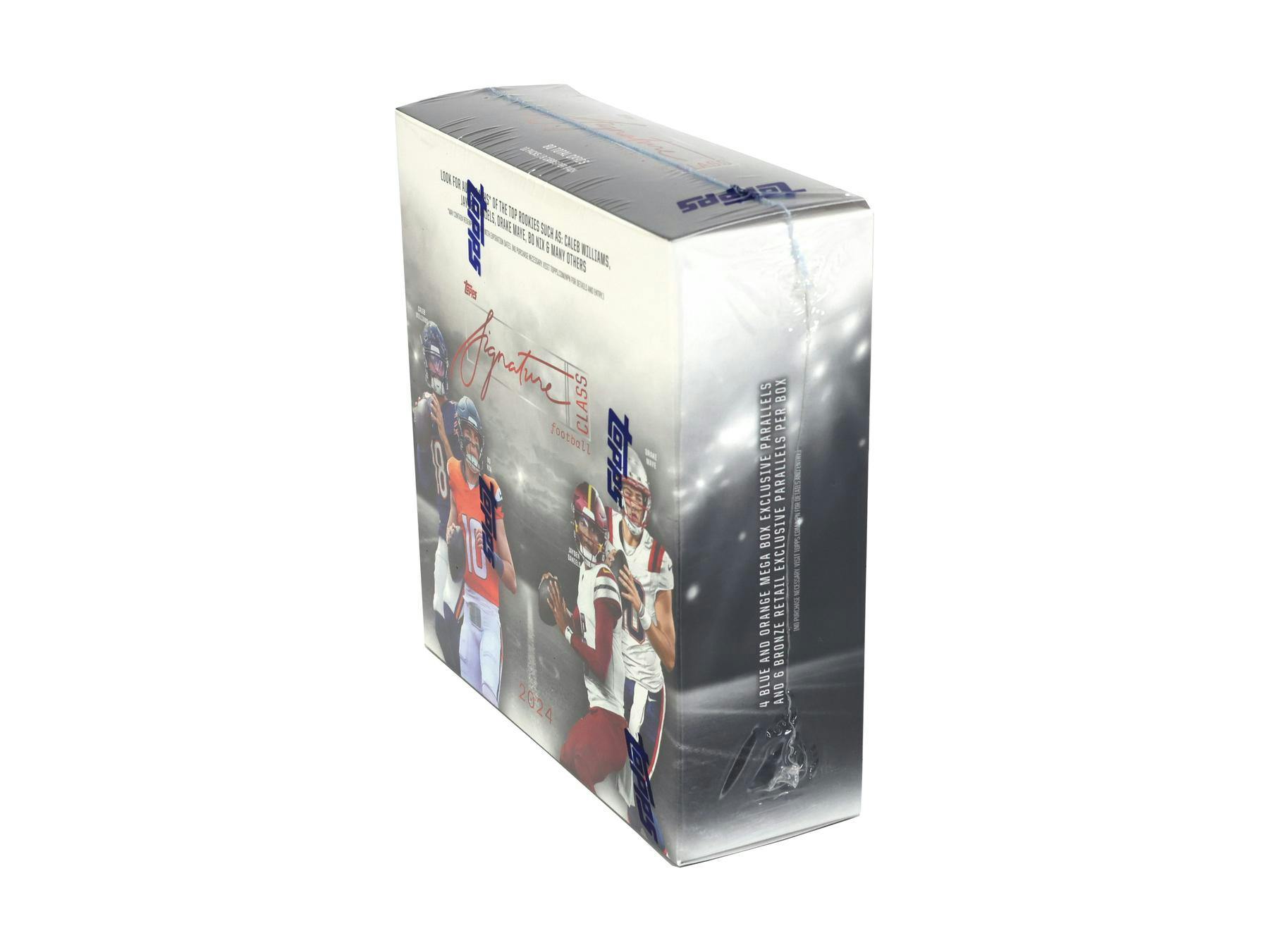 2024 Topps Signature Class Football Mega Box (Blue & Orange Parallels) - NFL Blaster Box