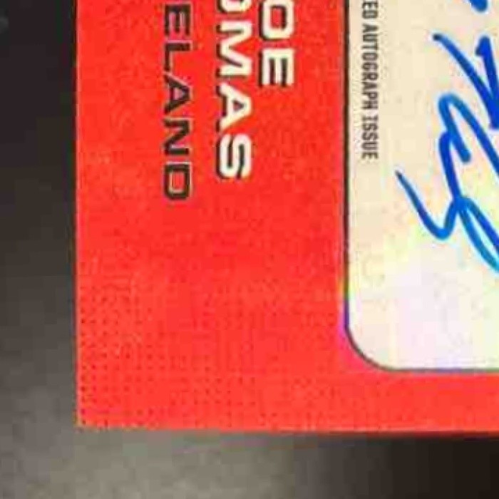 2024 Topps Signature Class Joe Thomas Supreme Signers Blue /5 Auto Browns - Sports Cards