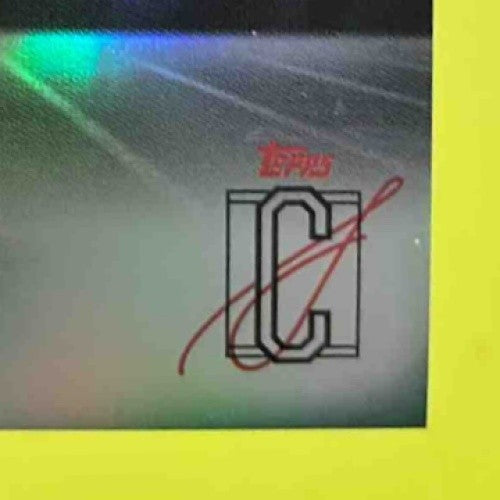 2024 Topps Signature Class Luke McCaffrey Rookie Chrome Variations Green /150 - Sports Cards