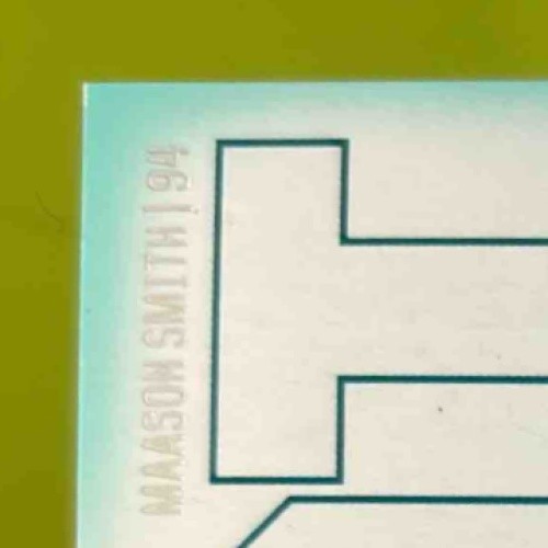 2024 Topps Signature Class Maason Smith Rookie Auto Teal 2/225 RC Jacksonville - Sports Cards