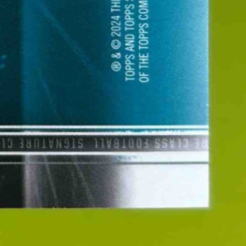 2024 Topps Signature Class Maason Smith Rookie Auto Teal 2/225 RC Jacksonville - Sports Cards