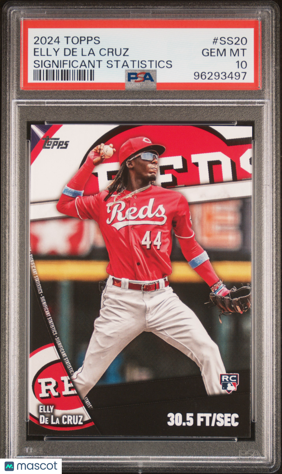 2024 Topps Significant Statistics Elly De La Cruz #SS20 PSA 10 - Graded Sports Cards