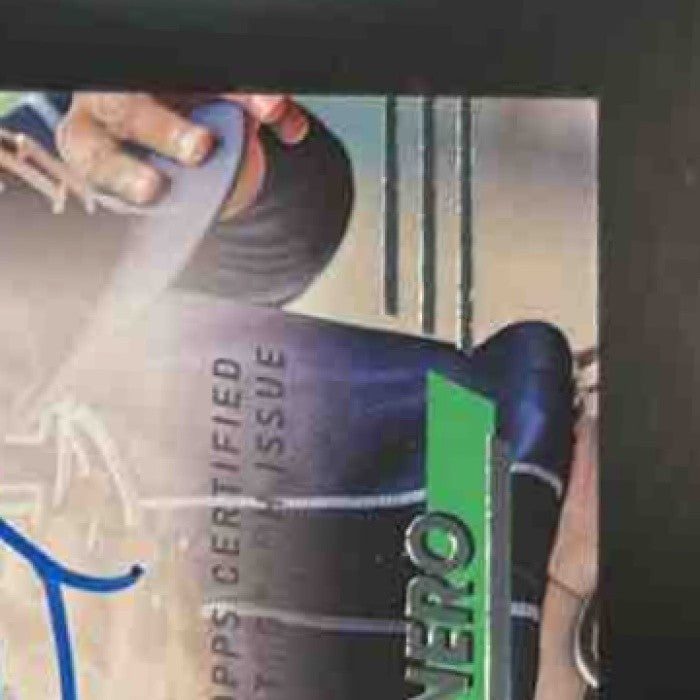 2024 Topps Stadium Club Junior Caminero Design Variations Auto /50 RC Rays - Sports Cards