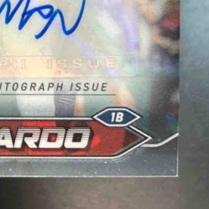2024 Topps Stadium Club Kyle Manzardo Chrome Auto RC Cleveland Guardians - Sports Cards