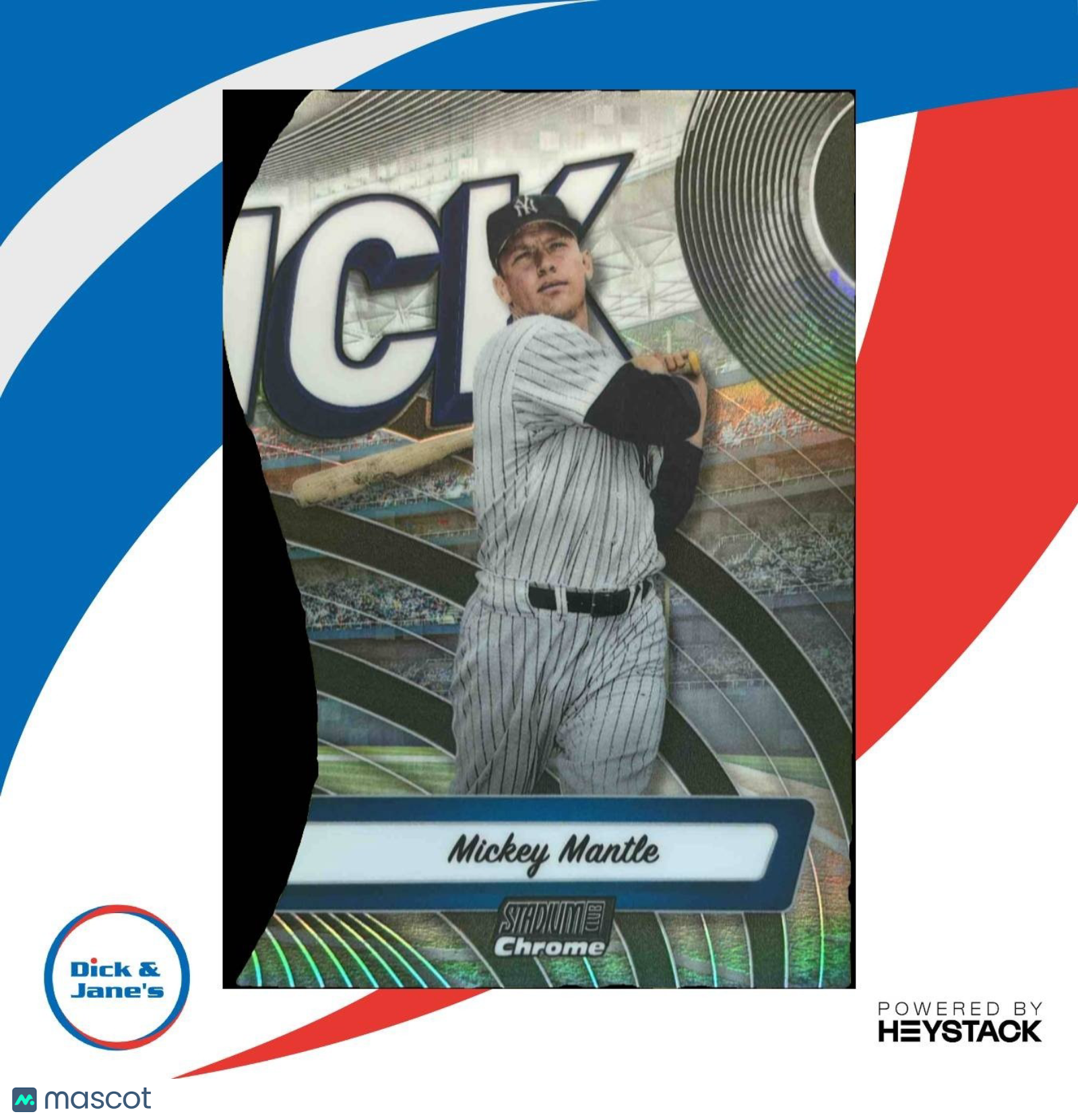 2024 Topps Stadium Club Mickey Mantle Triumvirates Nickname New York Yankees - Sports Cards