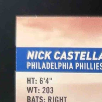 2024 Topps Stadium Club Nick Castellanos Red Foil #219 Philadelphia Phillies - Sports Cards