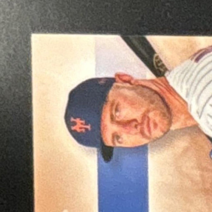 2024 Topps Stadium Club Pete Alonso Chrome Auto Red Refractor 1/25 Mets - Sports Cards