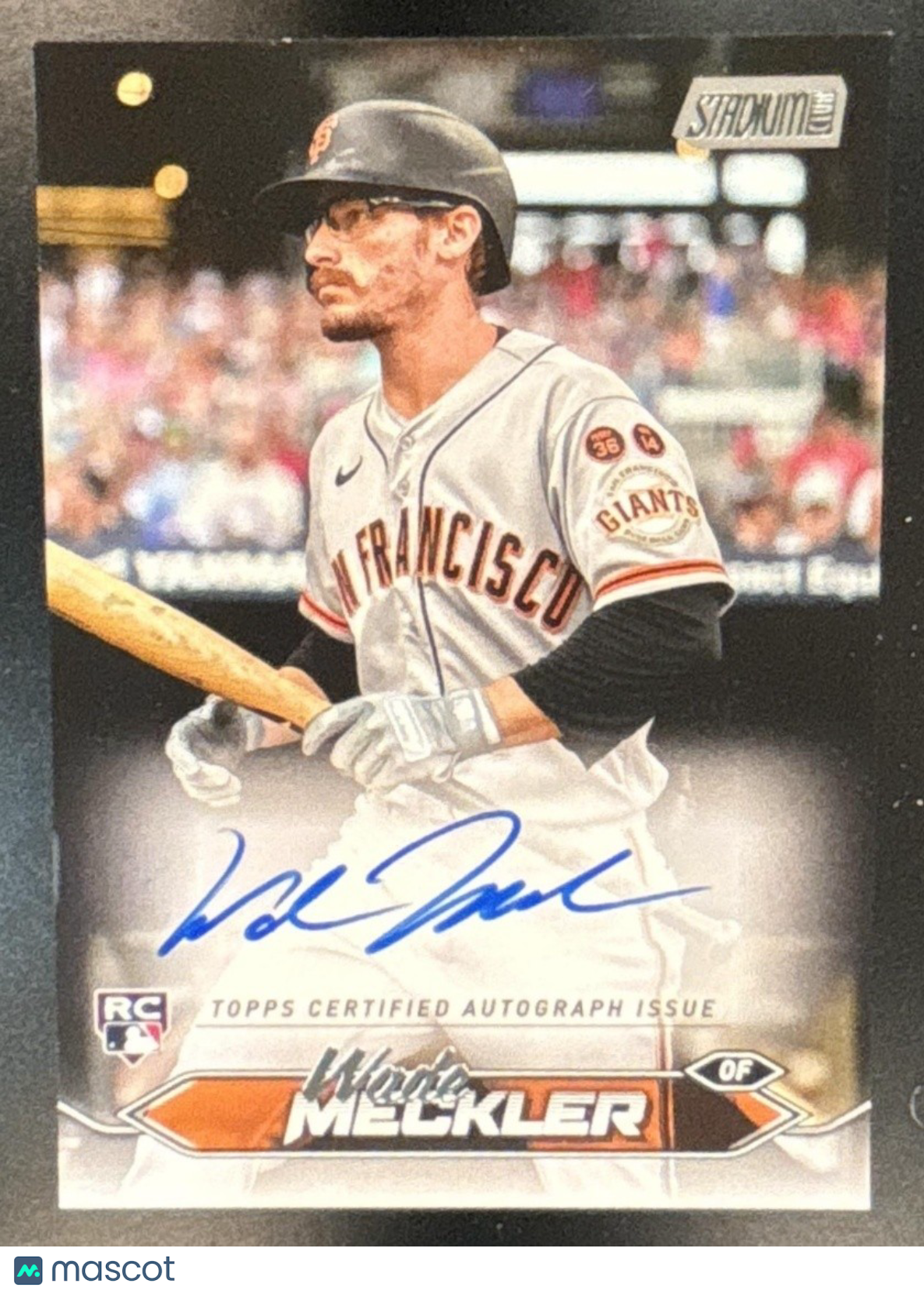 2024 Topps Stadium Club Wade Meckler Auto #SCBA-WM RC San Francisco Giants - Sports Cards