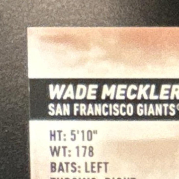 2024 Topps Stadium Club Wade Meckler Auto #SCBA-WM RC San Francisco Giants - Sports Cards