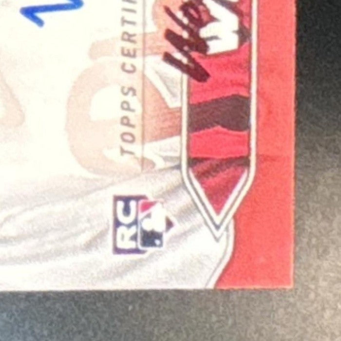 2024 Topps Stadium Club Weston Wilson Auto Red /50 RC Philadelphia Phillies - Sports Cards