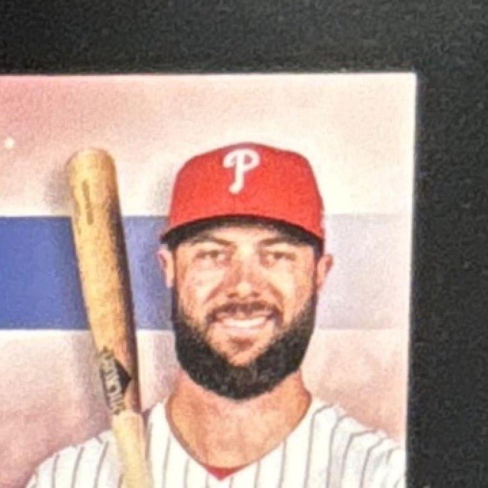 2024 Topps Stadium Club Weston Wilson Auto Red /50 RC Philadelphia Phillies - Sports Cards