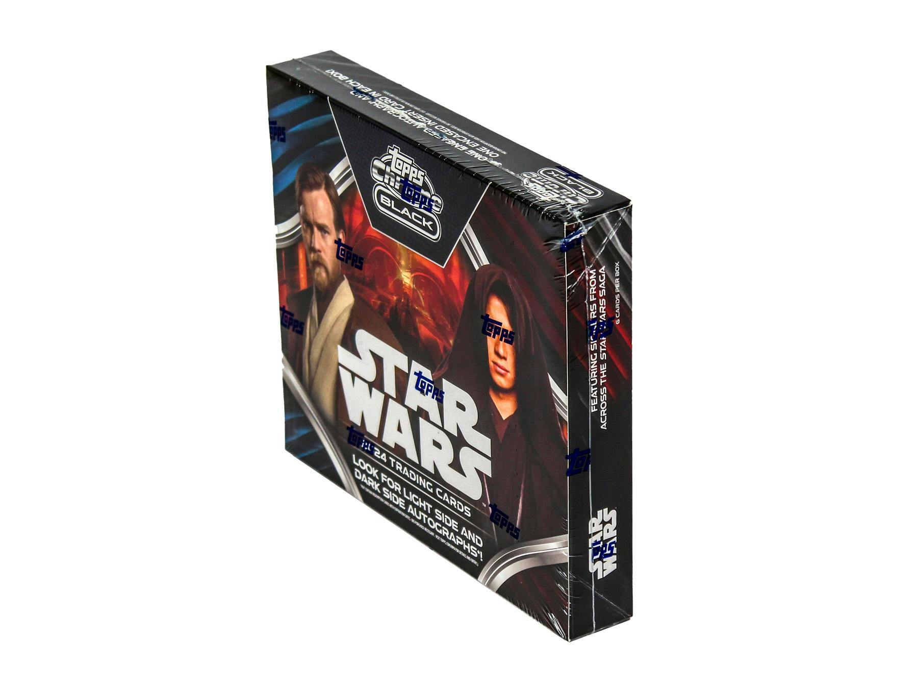 2024 Topps Star Wars Chrome Black Hobby Box (1 Auto) - Collectible Trading Cards
