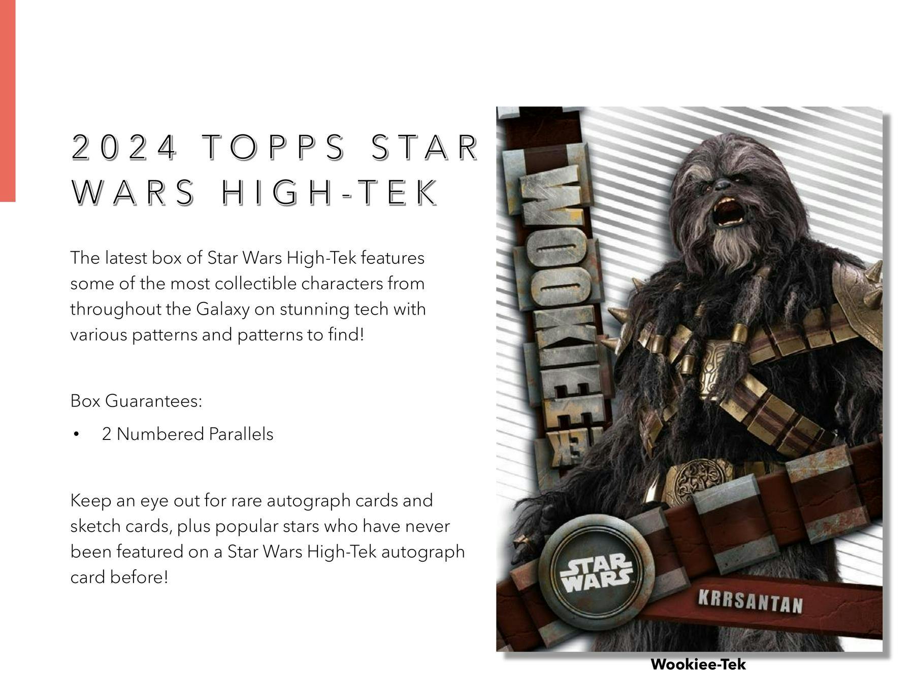 2024 Topps Star Wars High Tek Hobby Box Collectible Trading Cards