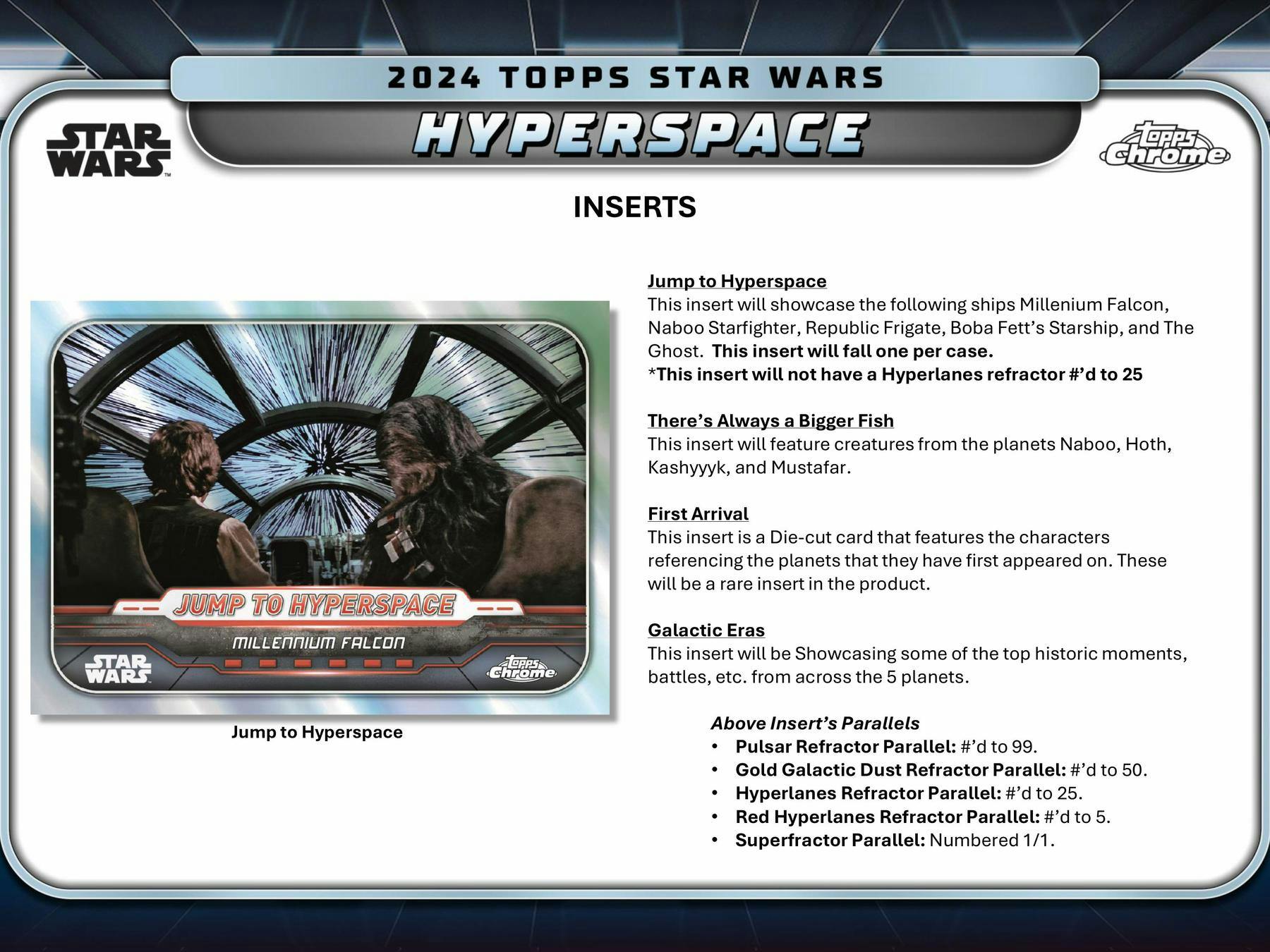 2024 Topps Star Wars Hyperspace Hobby Box (Pack Option Available) Collectible Trading Cards