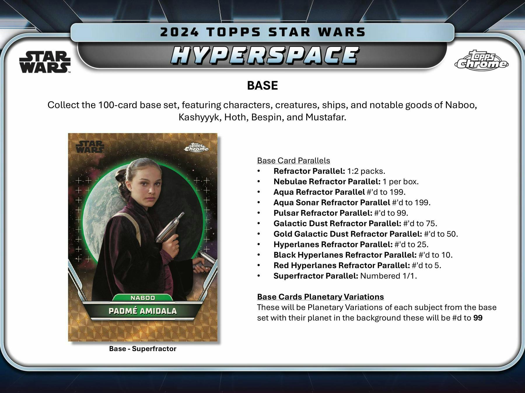 2024 Topps Star Wars Hyperspace Hobby Box (Pack Option Available) Collectible Trading Cards