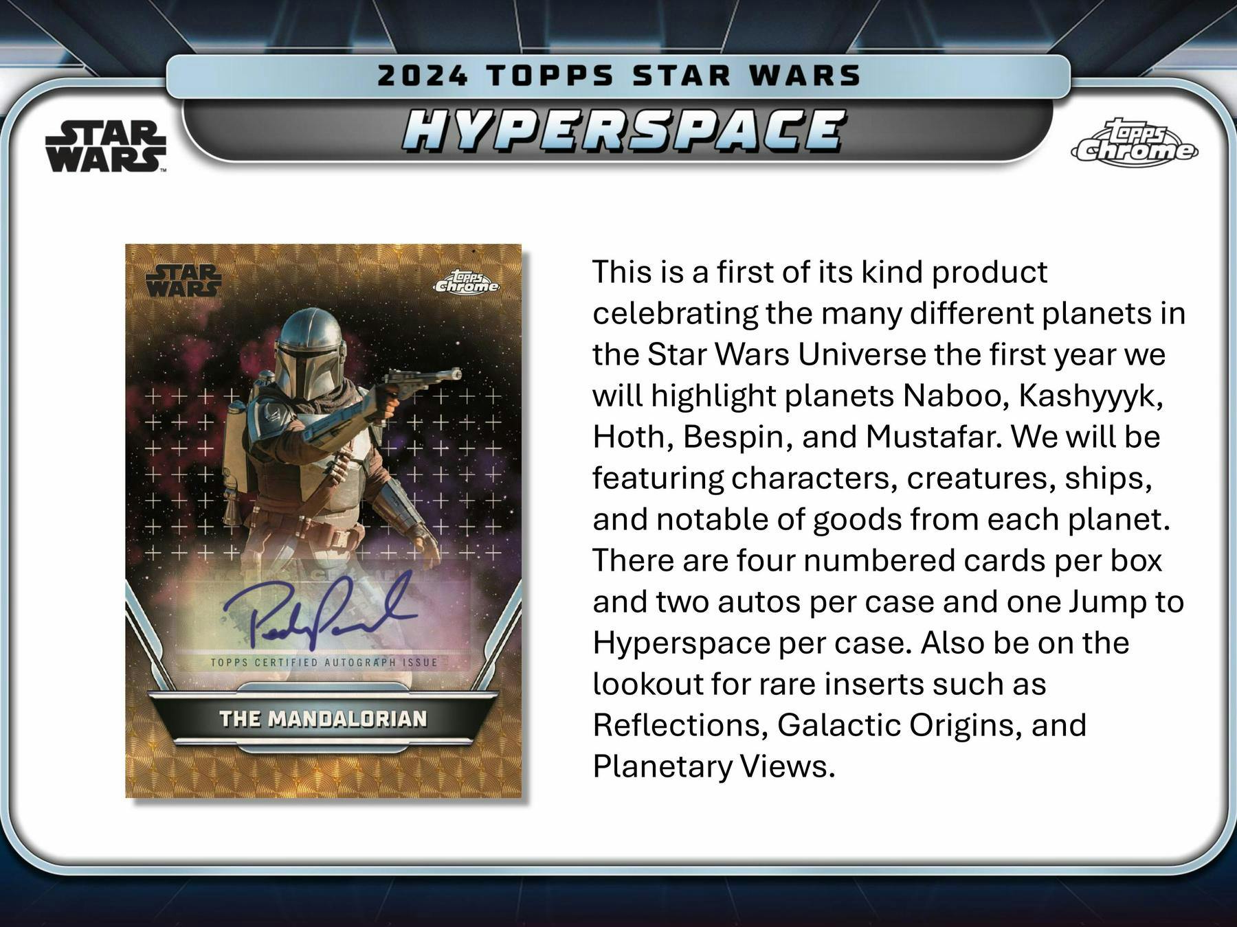 2024 Topps Star Wars Hyperspace Hobby Box (Pack Option Available) Collectible Trading Cards