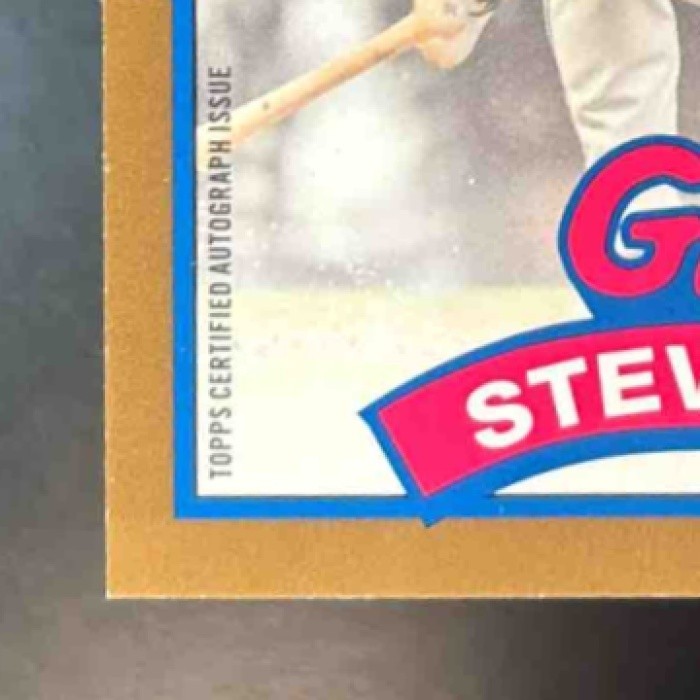 2024 Topps Steven Kwan 1989 Baseball 35th Anniversary Auto Gold /50 Guardians - Sports Cards