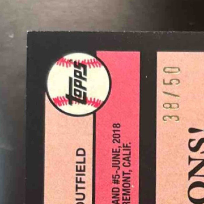 2024 Topps Steven Kwan 1989 Baseball 35th Anniversary Auto Gold /50 Guardians - Sports Cards