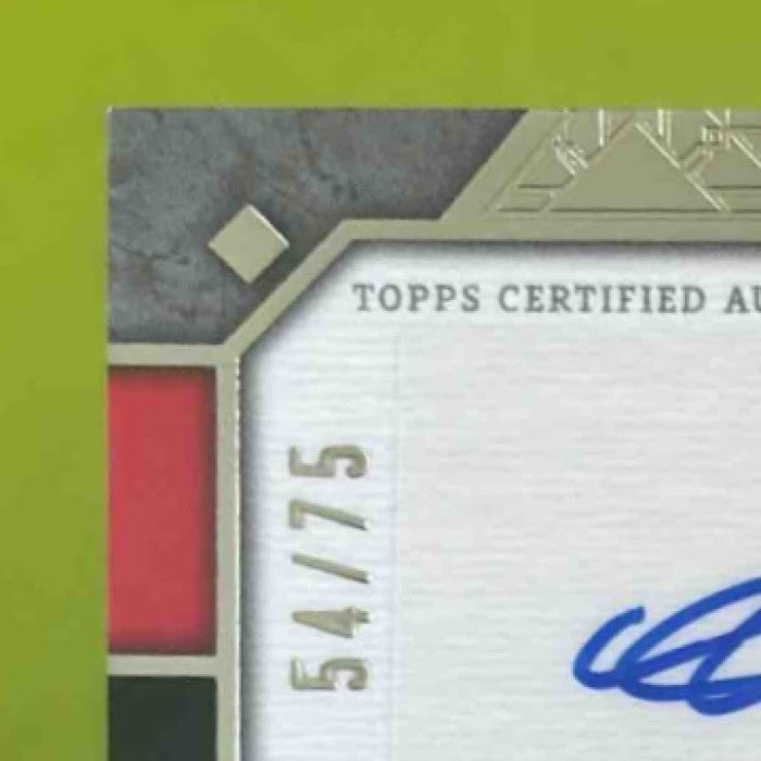 2024 Topps Tier One Christopher Morel Auto Relics /75 MEM Chicago Cubs - Sports Cards
