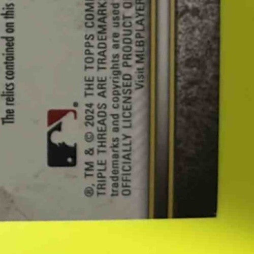 2024 Topps Triple Threads Endy Rodriguez Rookie Auto Relics 10/99 Pittsburgh - Sports Cards