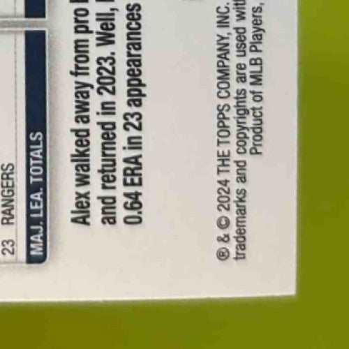 2024 Topps Update Alex Speas Orange Crackle Foilboard 137/299 RC Houston Astros Sports Cards