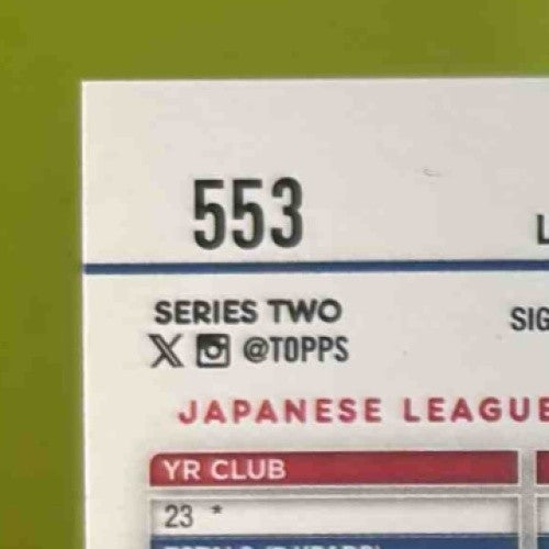 2024 Topps Yoshinobu Yamamoto All Star Game #553 RC Los Angeles Dodgers - Sports Cards
